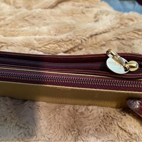 Cartier Burgundy and Two-Tone Wristlets/Pouches with Gold Hardware and Chain - Picture 6 of 8